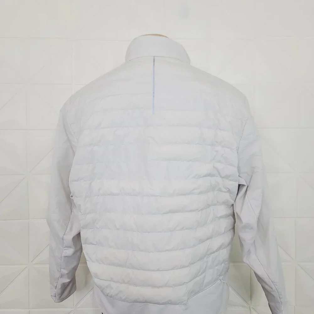 Lululemon Men's White Down For It All Padded Winter Puffer Jacket Size XXL